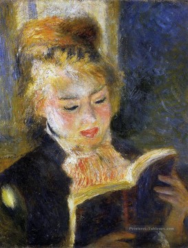 Pierre Auguste Renoir œuvres - Femme lisant Pierre Auguste Renoir